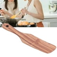 thumbnail image 4 of Spurtle, Teak Wood High Hardness Cookware, Natural Spatula, For Home Kitchen Restaurant 23.5x5cm, 4 of 8