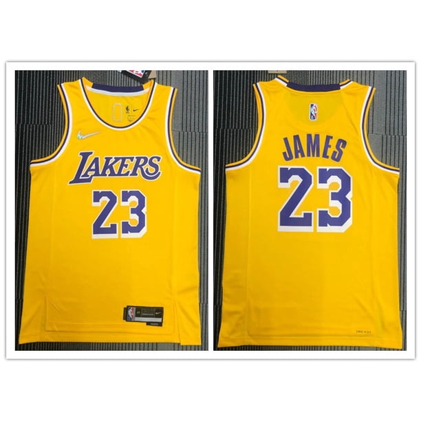 hot pressed 2022 nba Los Angeles Lakers No. 23 James white basketball jersey Gao Jiahui unisex