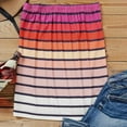 thumbnail image 6 of Strapless Bandeau Tank Tops for Women Stripe Colorful Elastic Off Shoulder Slim Fit Summer 2025 Trendy Tshirts Pink,S, 6 of 7