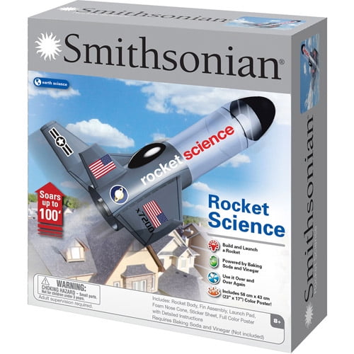 Stem Smithsonian Rocket Science Kit With Launcher Poster and Stickers for sale online 