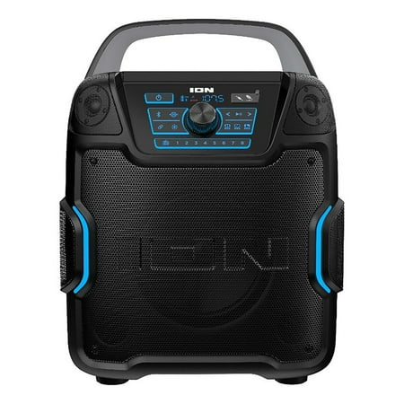 ION Audio - Sport 320° 200W Portable Bluetooth Battery Powered All-Weather Speaker with Premium 5-Speaker 320˚ Sound - Black