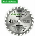 thumbnail image 2 of Professional Circular Saw Blades, Fine Grain Tungsten Carbide Tip Anti-Kickback Shoulders for Safe Accurate Cutting, Compatible with Most Brands for Wood Metal Cutting (4PCS), 2 of 5