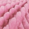 thumbnail image 6 of PiccoCasa Plush Throw Pillow Cover Fluffy Cushion Cover Pink 24" x 24", 6 of 8