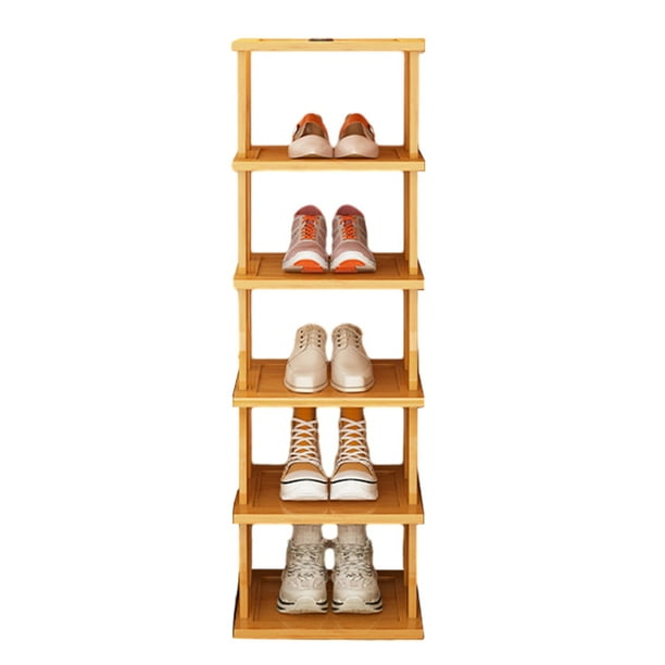 Étagère à chaussures avec 8 niveaux, étagère à chaussures étroite