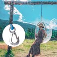 thumbnail image 6 of Swing Suspension Strap with Heavy Duty Stainless Steel Hook Hanging Chair Connection Ropes for Outdoor Hammocks Chair and Trees Hang Kit (Blue 2Pcs), 6 of 13