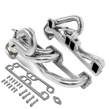 1995 Dodge Ram 1500 - For 1992 to 1995 Dodge Dakota 5.2L / Ram Truck 1500 / 2500 / 3500 5.9L V8 Pair Stainless Steel Shorty Exhaust Manifold Header 93 94