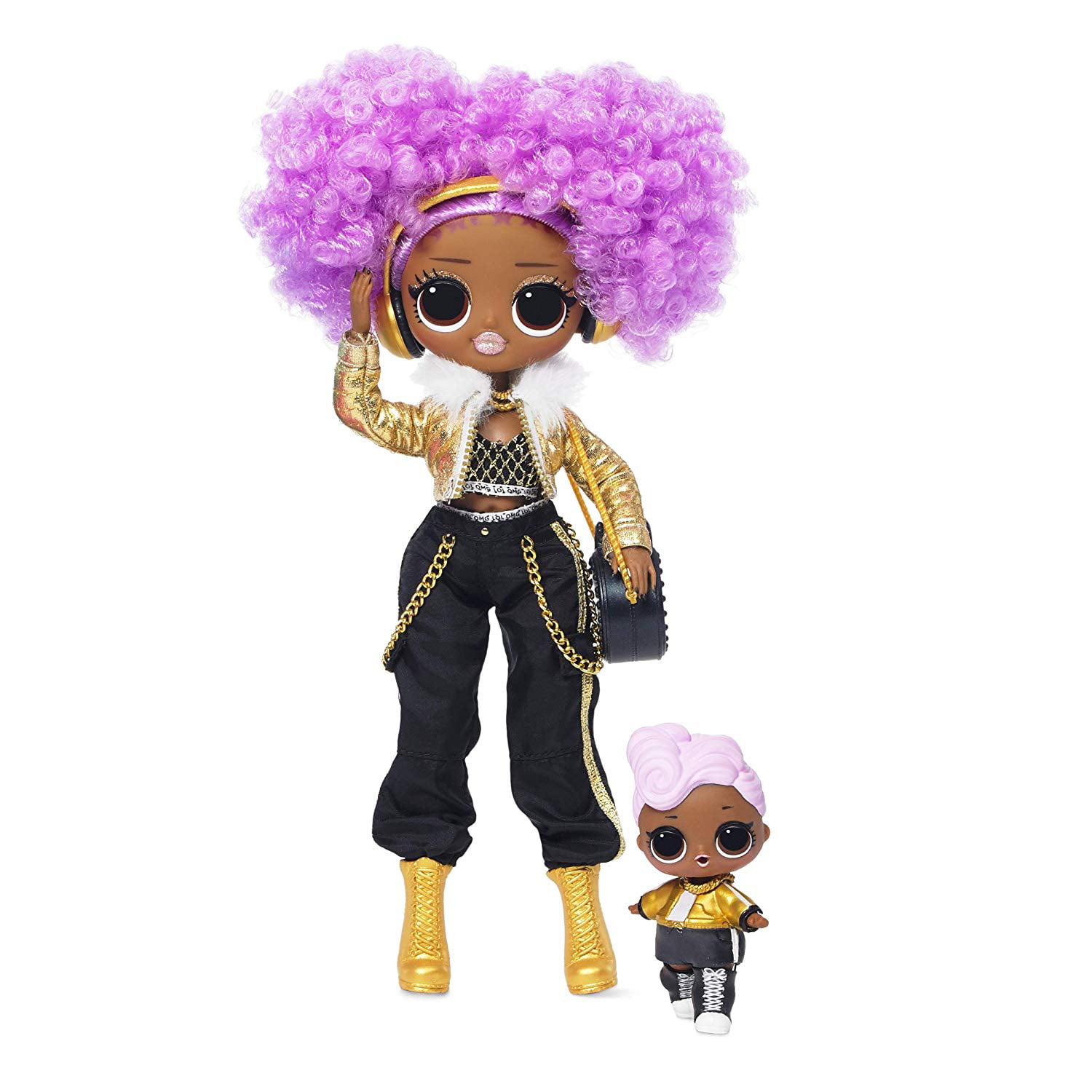 Real LOL Surprise Doll Midnight With LIL SISTER Confetti Pop Toys L.O.L.
