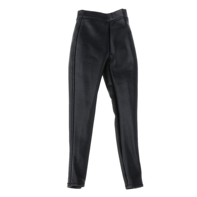 1: 6 pantalones de material cuero ajustados a para mujer para juguetes calientes de HT, PH, CY, accesorios para el cuerpo femenino p Yotijar para figuras de acción femeninas de 12 pulgadas