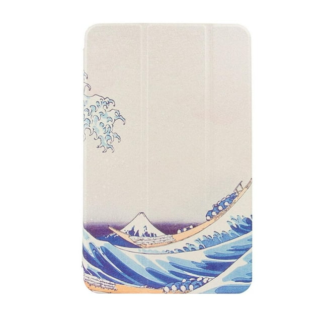 Funda de PU con función de suspensión y activación automáticas para T580/T585 3