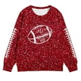 thumbnail image 4 of Byoo Big Girls Football Sweatshirt Long Sleeve Pullover Top Sports Casual Sweatshirts, 4 of 4