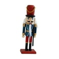 thumbnail image 2 of GUOOL Christmas Decorative Nutcracker Figurine Christmas Decor Holiday Christmas Ornament for Home Shelf Thanksgiving Table Parties Red, 2 of 9