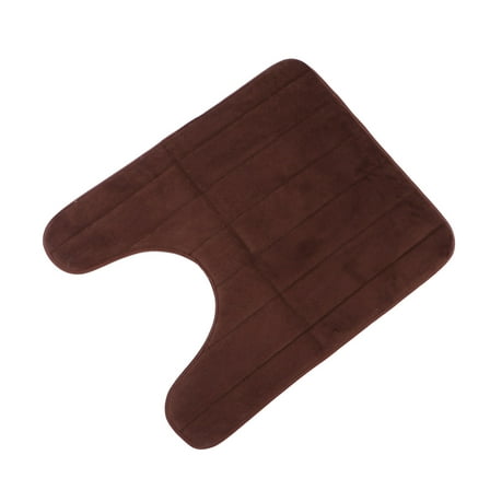ROSENICE 1Set Coffee U Shape Warm Toilet Seat Mat for Toilet Seat 23.6x19.7x0.5in