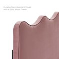 thumbnail image 6 of Headboard, Full Queen Size, Velvet, Pink, Modern Contemporary Urban Design, Bedroom Master Guest Suite, 6 of 10