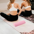 thumbnail image 5 of HOOWIFFY Rouleau D\'entraînement Physique 1Ensemble Rose EVA Demi-Cercle pour Femmes Accessoire de Yoga Rouleau sur les Routines, 5 of 5
