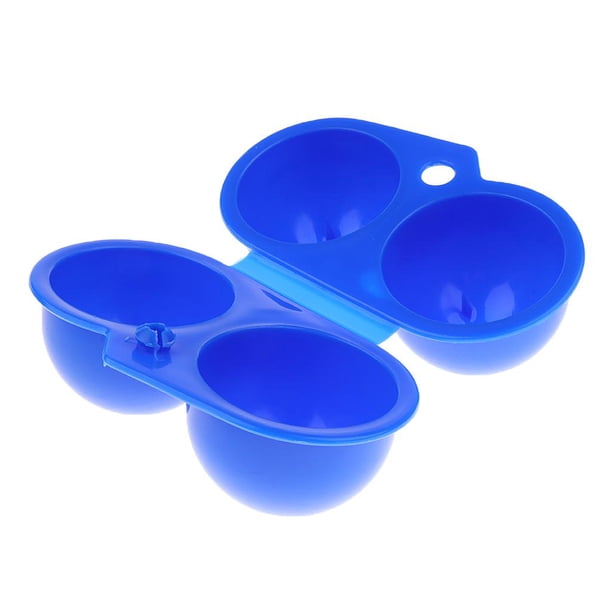 Caja de Almacenamiento de Huevo de Cocina Plegable Macarena Plástico Portátil Azul