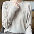 thumbnail image 4 of BUIGTTKLOP Sweaters for Women Fall Winter Long Sleeve Shirt Crewneck Knit Pullover Tops Lighweight Loungewear, 4 of 8