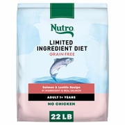 Nutro Limited Ingredient Diet Dry Dog Food, Salmon & Lentils Recipe, 22 lbs.