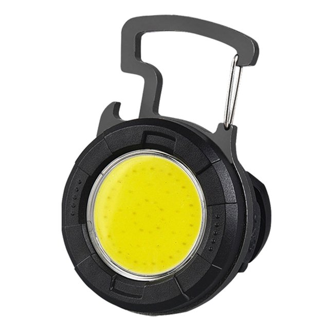 Mistaha Multifunctional Portable Keychain Lamp Cap Clip Lamp USB Rechargeable COB Work Inspection Lamp Strong