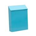 thumbnail image 2 of GUOOL Wall Mount Mailbox Letterbox Newspaper Holder Box for Porch Home Office Gate blue, 2 of 9