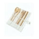 thumbnail image 2 of Set de 7 Cubiertos Portátil de Bambú Ecowood con Funda para Cocina Viaje Escuela, 2 of 9