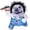 Blue, variant on WILLED Halloween Deadly Doll Dog Costume, Cute Christmas Cosplay Outfit, Funny Party Dress Up Clothes for Small Medium Large Dogs