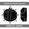 thumbnail image 5 of Lsupdaol 32 Count Black Adult Cube Connectors Modular Closet Organizer Parts, 5 of 5