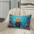 thumbnail image 5 of Salouo Underwater Diving Cat Print Print Pillow Case Cover,Wrinkle-Free Bed Pillow Cover Pack of 1 Home Decor Fade-Resistant and Stain-Resistant ,Pillows Not Included -16"x24", 5 of 8