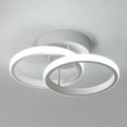 thumbnail image 2 of LED Ceiling Light Lighting Fixture Ceiling Lamp for Living Room white 24×16×12.5cm, 2 of 8