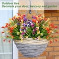 thumbnail image 2 of Morttic 6Pcs Artificial Calla Lily Fake Flowers Faux Blossom for Outside Garden Porch Indoor Table Outdoor UV Resistant Home Decor Garden Decoration ( No Vase), 2 of 11