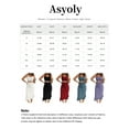 thumbnail image 6 of Asyoly Womens Dresses Summer Cut Out Cross Hollow Out Bodycon Dresses Casual Sleeveless Scoop Neck Side Slit Midi Dress, 6 of 6