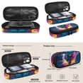 thumbnail image 5 of Uorisanigo Galaxy Wolf Backpack for School 4 in 1 Set, Large Capacity Back to School Bag Insulated Lunch Box Pencil Bag Water Bottle Sleeve Gift for Girls Boys Teens, 5 of 7