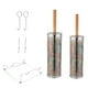thumbnail image 5 of 2x cestas rodantes para asar, accesorios para barbacoa, jaula para parrilla al aire libre, parrilla portátil, red para barbacoa para acampar al aire, 5 of 7