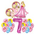 thumbnail image 1 of Disney Pink Princess Theme Birthday Party Balloon Table Cloth Cake Decoration Tableware Decoration, 1 of 6