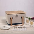 thumbnail image 4 of Picnic Time Boardwalk Picnic Basket, 4 of 12