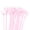 Pink, variant on Soumake 100Pcs Card Holder Heart Shaped Multi-Purpose Floral Arrangement Bouquet Wedding Decoration Bouquet Topper Household Supplies Household