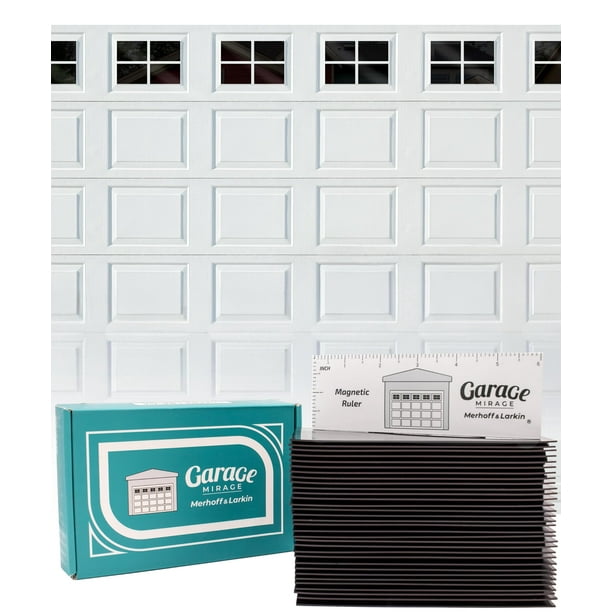 Juego de 32 ventanas magnéticas para puertas de garaje Merhoff & Larkin