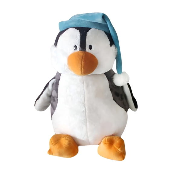 BESTSKY Night Cap Penguin Dolls Cute Soft Cuddly Stuffed Toys Children's Holiday Gifts Wiggler Plush