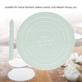 thumbnail image 3 of Dough Roller Set with Measurements Silicone Rolling Pin Non Stick Flour Mat for Home Kitchen Dessert Store Green, 3 of 5