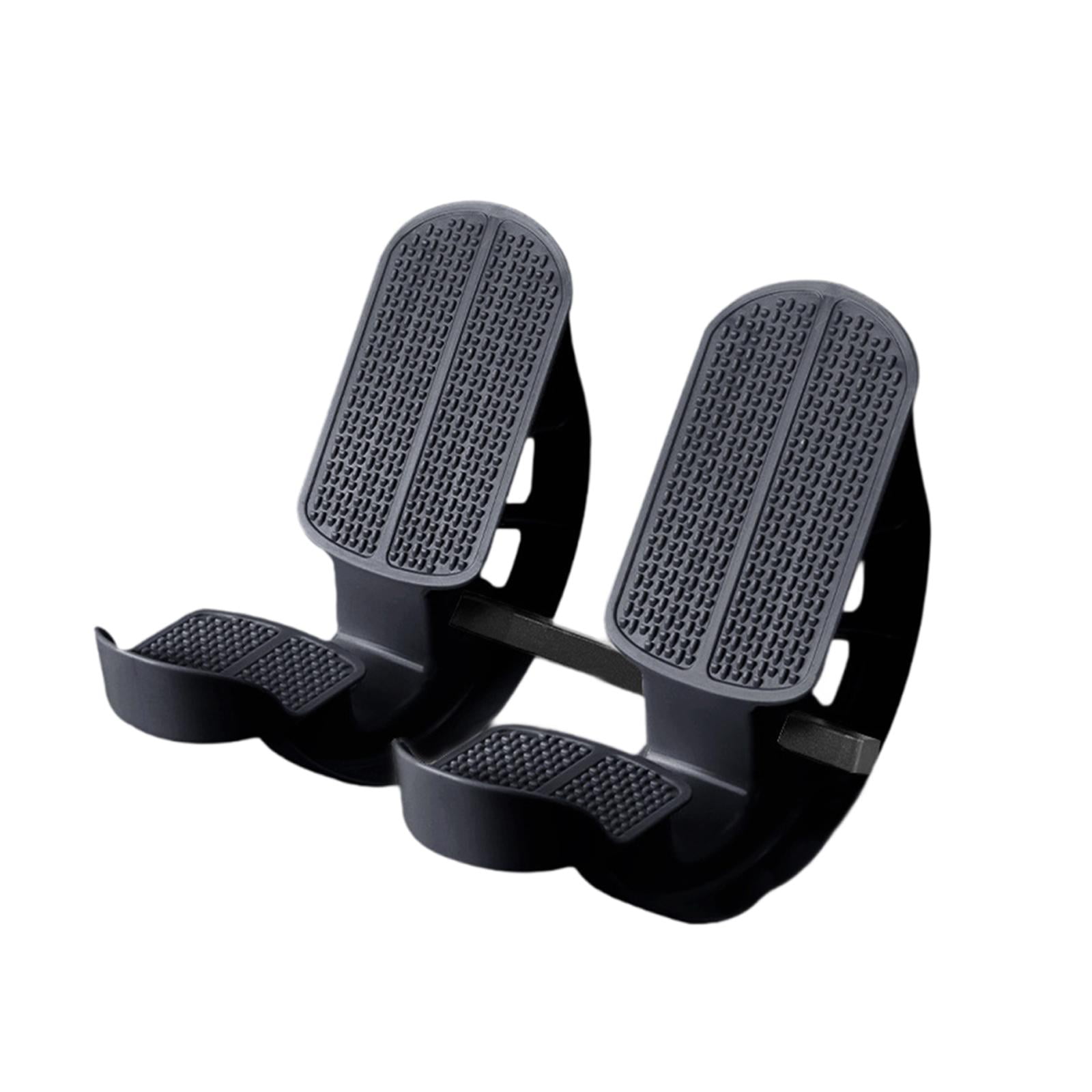 funtasica 2 Pieces Foot Rocker Stretcher Foot Calf Stretcher Board Wheel Calf Stretching Tool Massage Fitness Pedal Non Slip PP Suitable for Yoga Home Gym Offic black