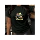 thumbnail image 1 of Camiseta ligera de algodón estampada para mujer: Camisa de manga corta cómoda con cuello redondo, 1 pieza, camiseta informal, 1 of 6