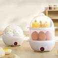 thumbnail image 2 of Hervidor de huevos multifuncional, vaporizador de huevos eléctrico, máquina de cocina de desayuno, cocina de huevos de doble capa, Mini vaporera, cazadorero de cocina, 2 of 6