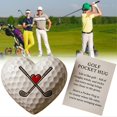 thumbnail image 2 of Golfs Pocket Hug for Christmas Present Heart-Shaped Golfs Ball Decor Perfect for Christmas Celebrations Present, 2 of 5