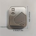 thumbnail image 4 of Metal Poker Push Card Fidget Slider – Premium Stress Relief Haptic Coin & Desk Toy Gift (huiseGui), 4 of 7