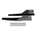 thumbnail image 3 of Dsseng Winglet Wing Pair Universal Side Skirt Rocker Splitter Side Winglet Wing Diffuser Car Body Kit Glossy Black 17.7x3.3in Side Splitter Wing, 3 of 8