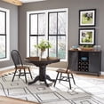 thumbnail image 1 of Carolina Crossing 3 Piece Pedestal Table Set in Black, 1 of 1