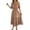 C-Khaki236, variant on DHFJKG Wedding Guest Dresses For Women Summer Off Shoulder Long Dress Casual Puffy Short Sleeve Smocked Waist Flowy A-Line Sundress Comfortable Dresses