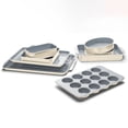 thumbnail image 5 of Caraway Nonstick Ceramic Bakeware Set (5 Pieces) - Baking Sheets, Assorted Baking Pans & Storage - Aluminized Steel Body - Cream, 5 of 9