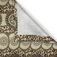 thumbnail image 5 of Ambesonne Zambia Grommet Curtain, Folk Jungle Animal Boho, 50" x 108", Dark Brown Orange and Cream, 5 of 6