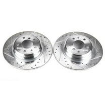 Power Stop EBR422XPR Evolution Drilled & Slotted Rotors -Rear