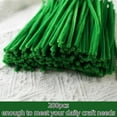 thumbnail image 3 of Topboutique 200 Pcs Pipe Cleaners Chenille Stem,Green Craft Pipe Cleaners,12 in Solid Color Pipe Cleaners,Art Pipe Cleaners for Fuzzy Sticks Craft Supplies DIY Art Craft Projects, 3 of 9